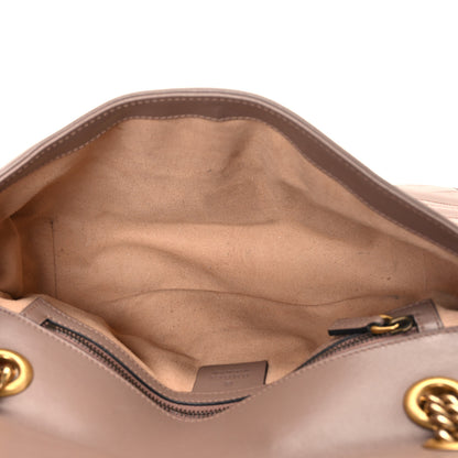 Gucci Calfskin Matelasse Small GG Marmont Shoulder Bag Porcelain Rose 5 of 13