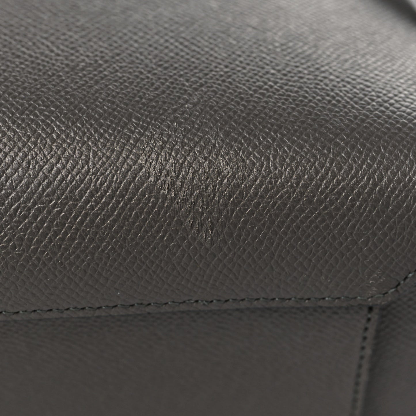 Grained Calfskin Micro Belt Bag Grey