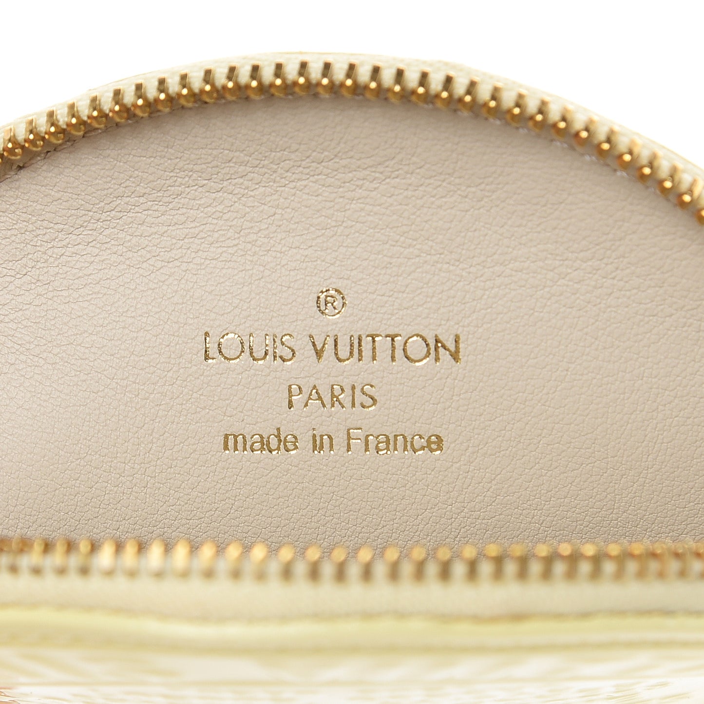 Vernis Trunks and Bags Porte-Monnaie Round Coin Purse Citrine