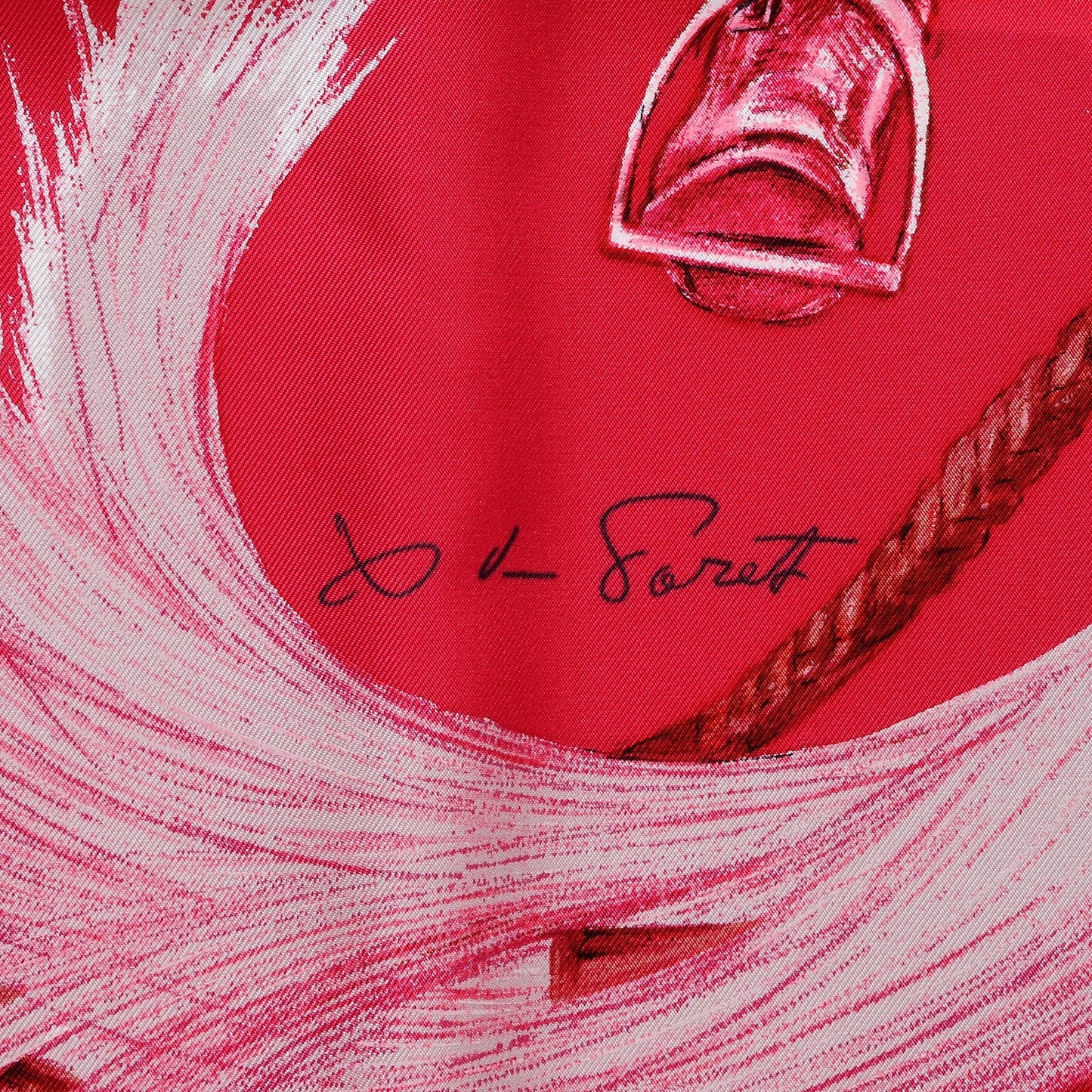 Silk A Propos de Bottes Scarf 90 Framboise Cassis Violine