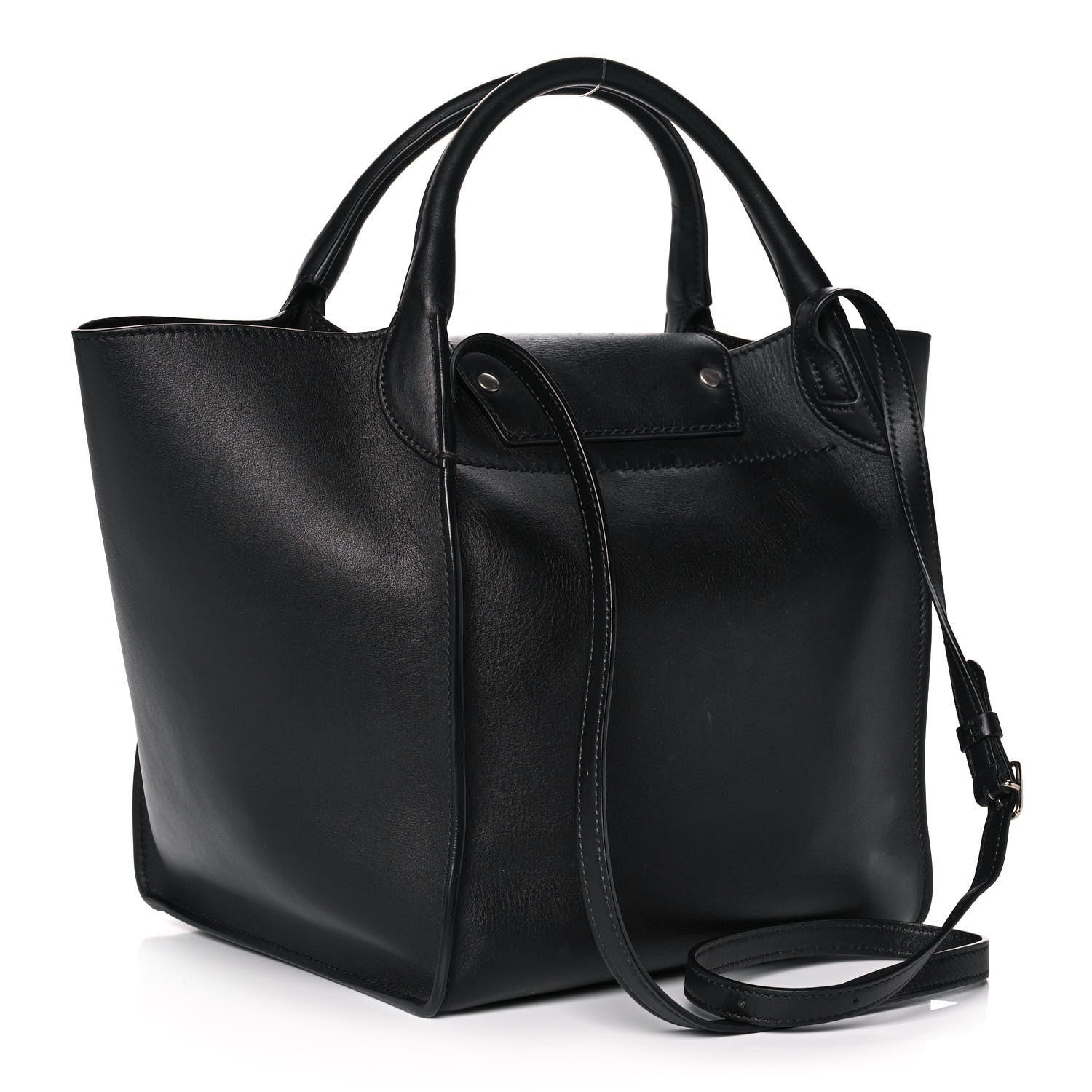 Celine Supple Grained Calfskin Small Long Strap Big Bag Black 3 of 11