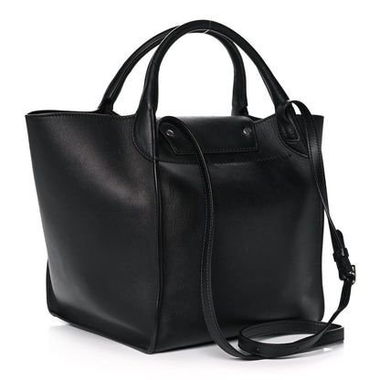 Celine Supple Grained Calfskin Small Long Strap Big Bag Black 3 of 11