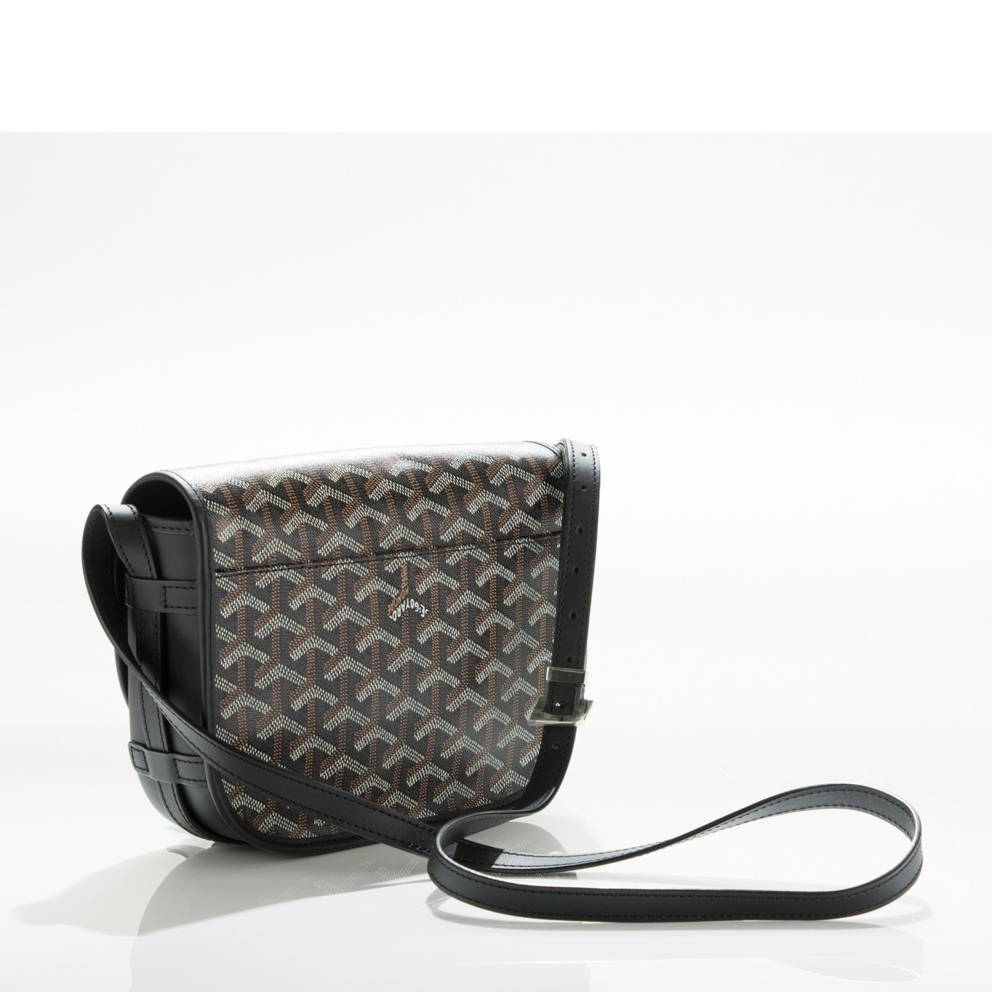 Goyardine Belvedere PM Messenger Bag Black