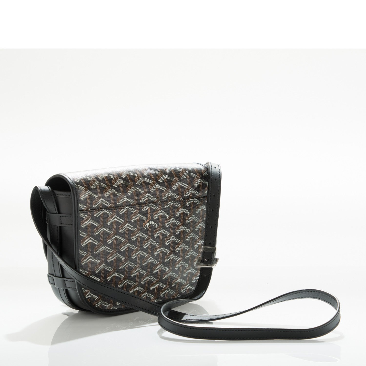 Goyard Goyardine Belvedere PM Messenger Bag Black 3 of 7