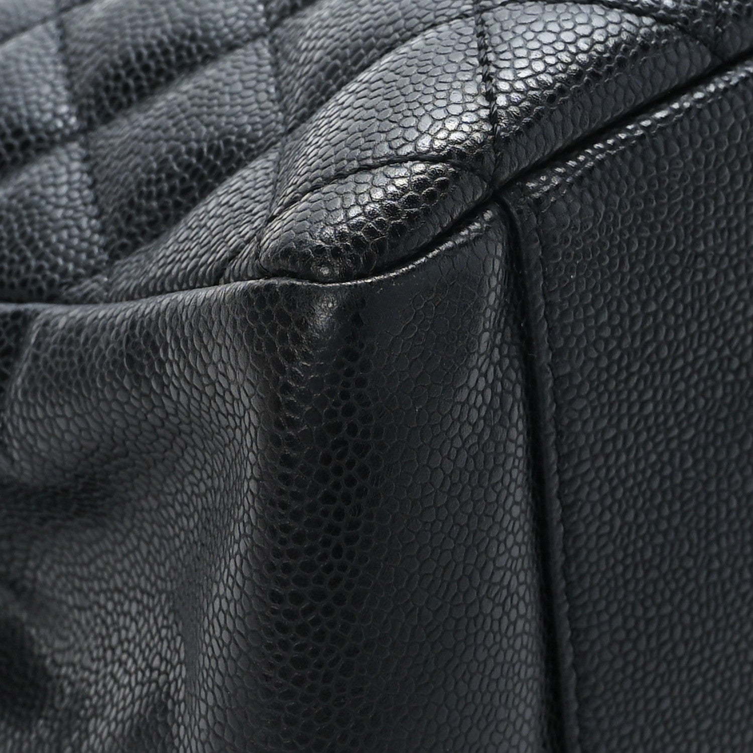 Chanel Caviar Quilted Grand Shopping Tote GST Black 9 of 12