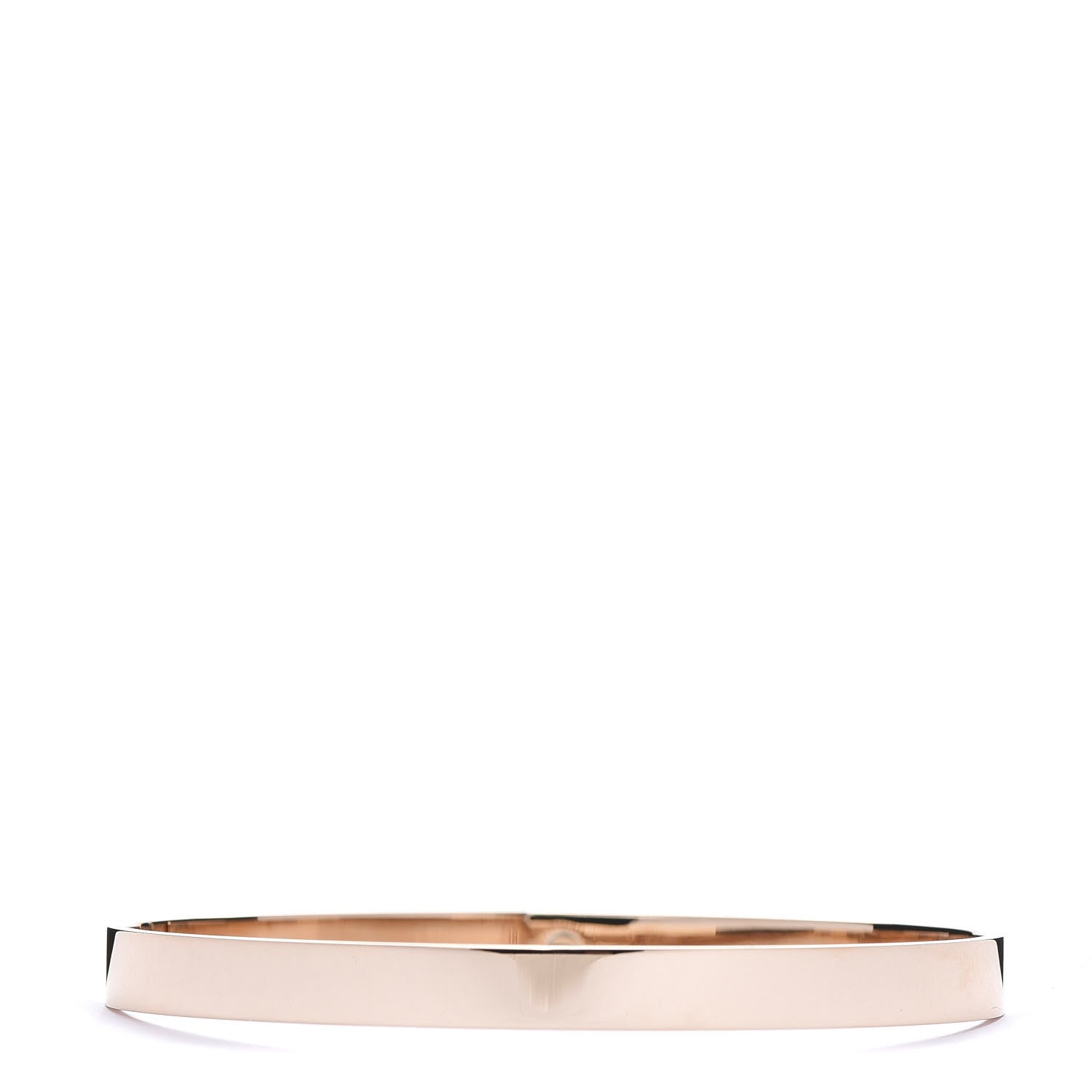 Hermes 18K Rose Gold Diamond PM Kelly Bracelet LG 3 of 5