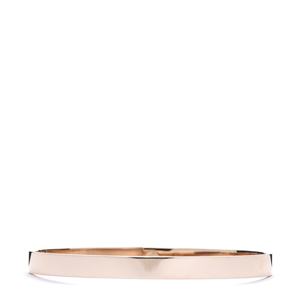 Hermes 18K Rose Gold Diamond PM Kelly Bracelet LG 3 of 5