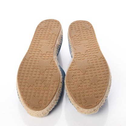 Jimmy Choo Denim Dreya D'Orsay Espadrilles 37 Blue 7 of 10