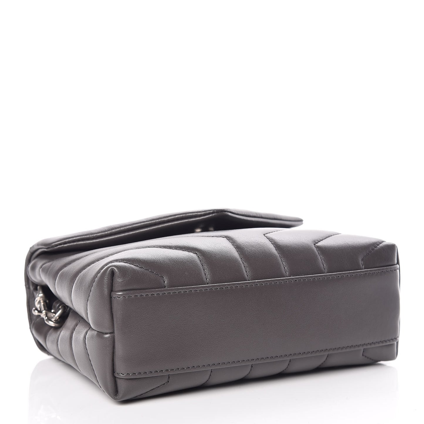 Calfskin Y Quilted Monogram Toy Loulou Crossbody Bag Asphalt