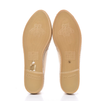 Gucci Canvas Logo Espadrilles 39 Greggio White 6 of 11