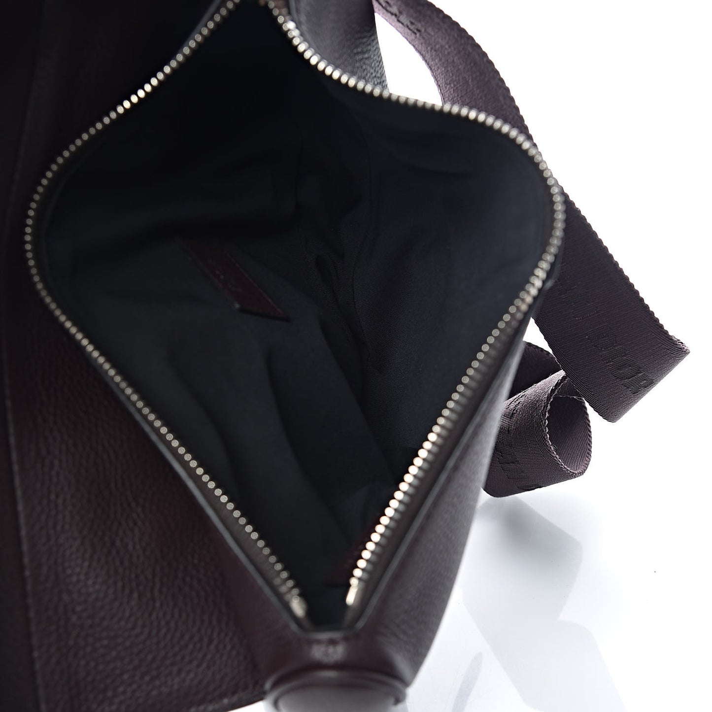 Grained Calfskin Kim Jones Saddle Bag Amaranth