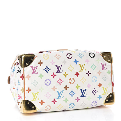 Louis Vuitton Monogram Multicolor Speedy 30 White 4 of 11