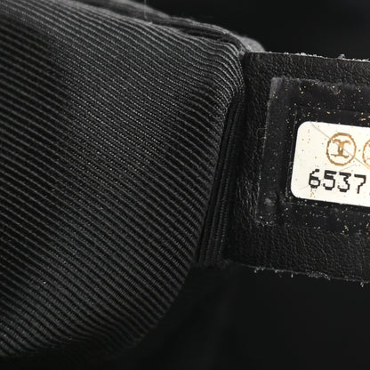 Chanel Calfskin Wild Stitch Top Handle Bag Black 10 of 13