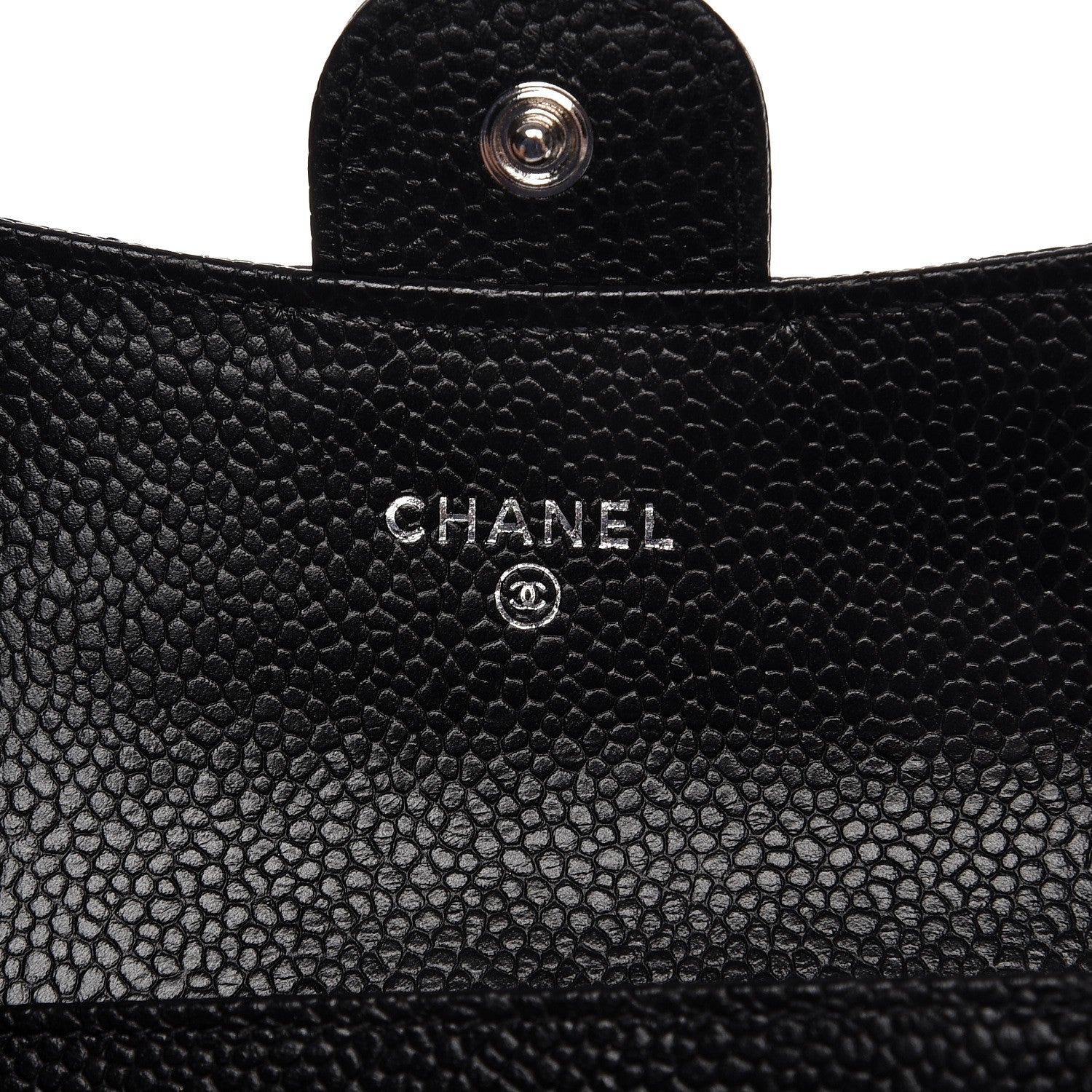 Chanel Caviar Quilted Flap Card Holder Black 5 of 9