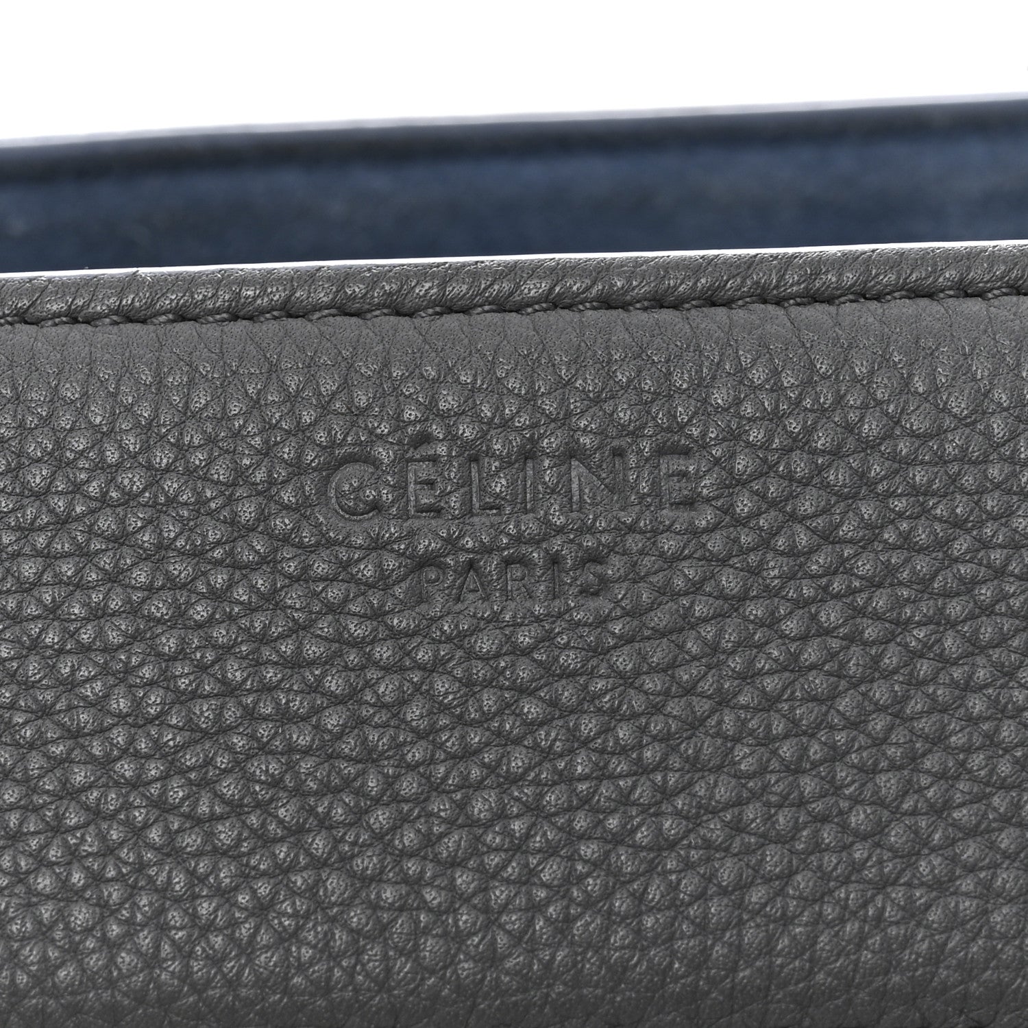 Celine Baby Grained Calfskin Medium Phantom Luggage Kohl 6 of 17