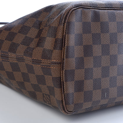 Louis Vuitton Damier Ebene Neo Neverfull MM Rose Ballerine 14 of 16