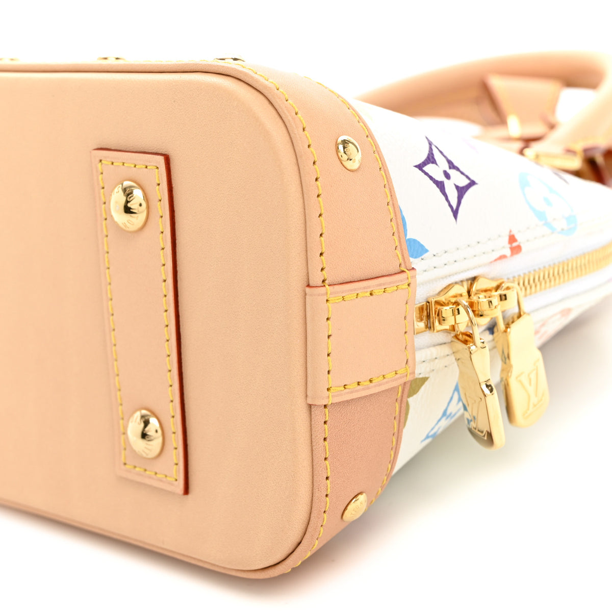 Louis Vuitton LV x TM Monogram Multicolor Alma BB White 9 of 9