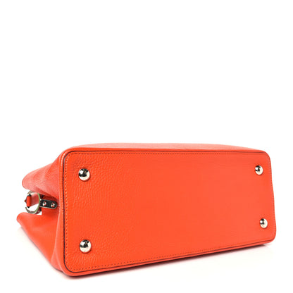 Louis Vuitton Taurillon Capucines GM Red 4 of 9
