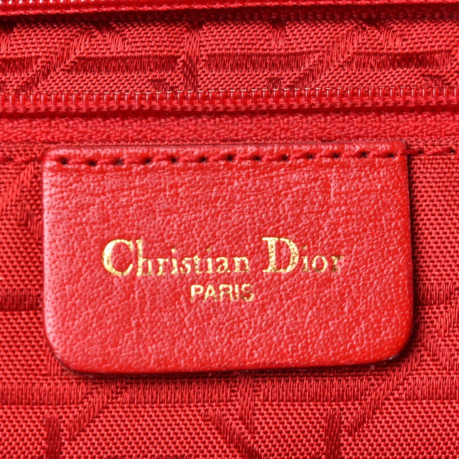 Christian Dior Nylon Glazed Calfskin Cannage Shoulder Bag Black 9 of 18