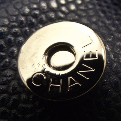 Chanel Caviar Half Moon Wallet On Chain Navy 10 of 11
