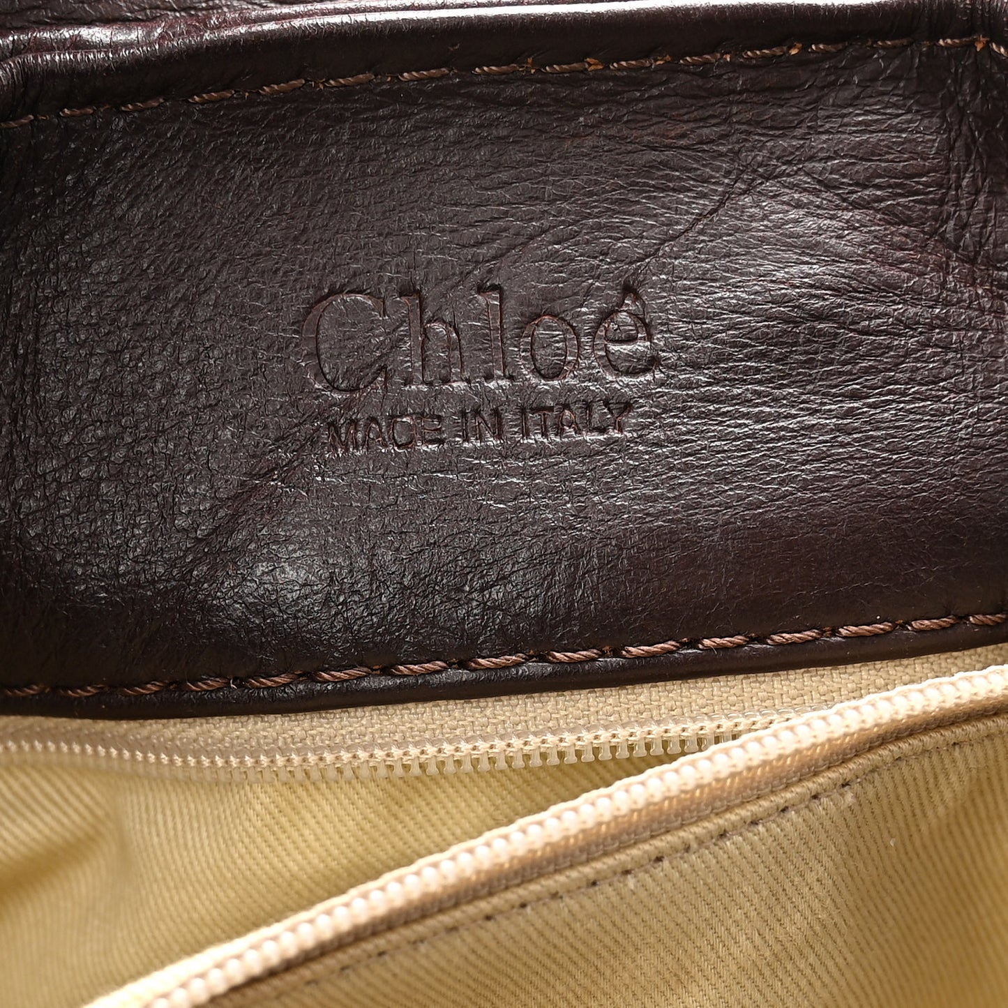 Calfskin Medium Paddington Satchel Brown