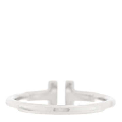 Tiffany 18K White Gold T Wire Ring 54 6.75 3 of 5
