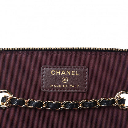 Chanel Caviar Quilted Small Vanity Case With Chain Black 8 of 11
