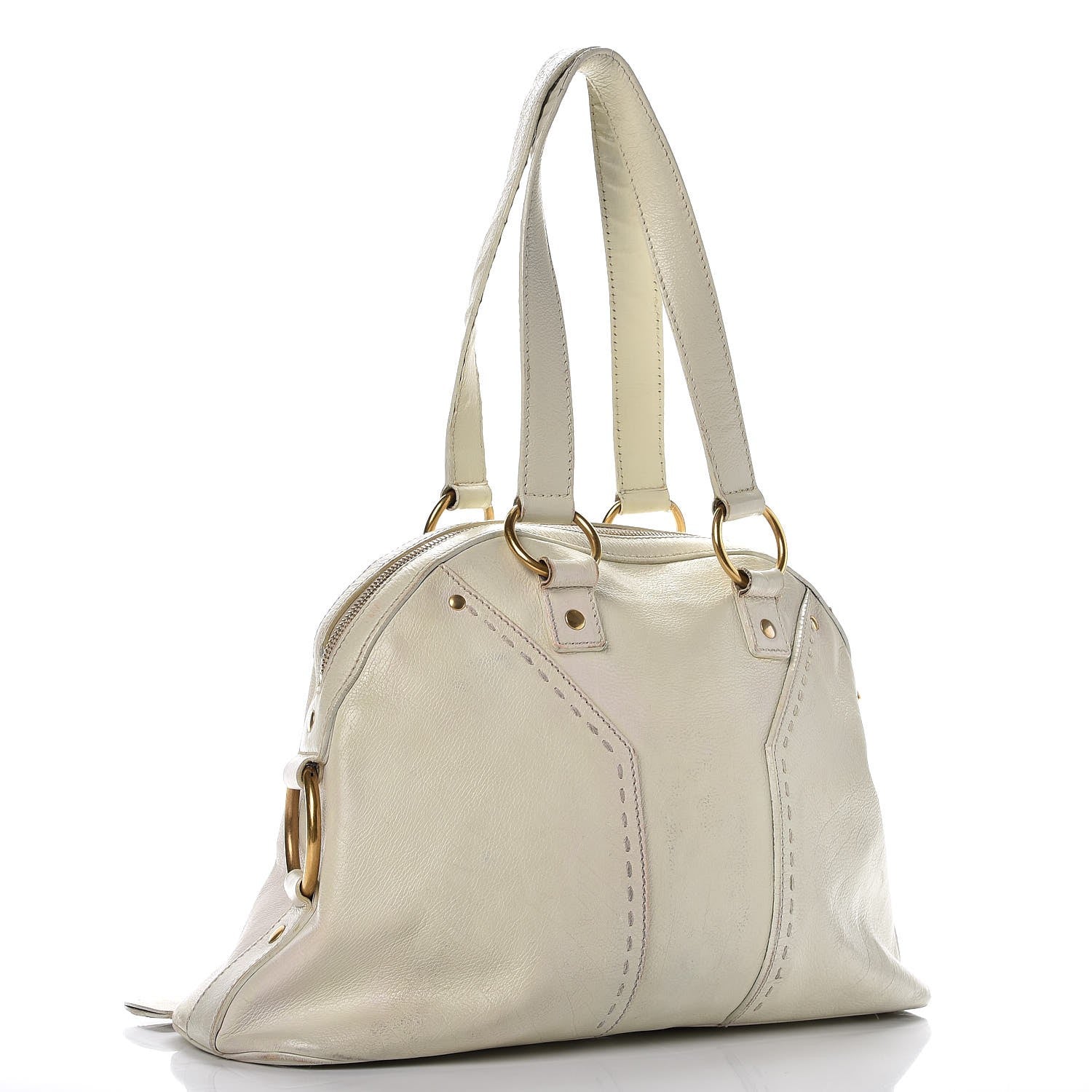 Saint Laurent Calfskin Medium Muse Ivory 3 of 14