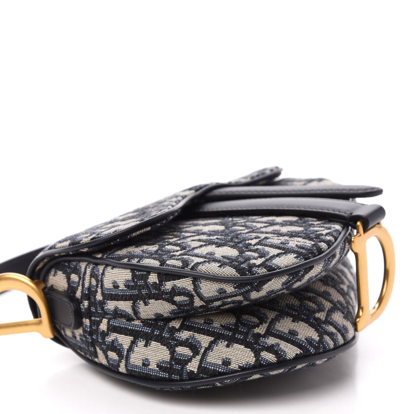 Oblique Mini Saddle Bag Blue