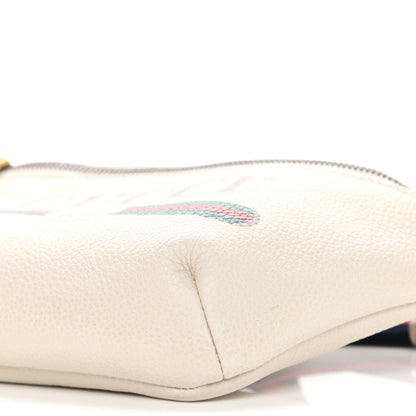 Gucci Grained Calfskin Small Logo Belt Bag White 10 of 11