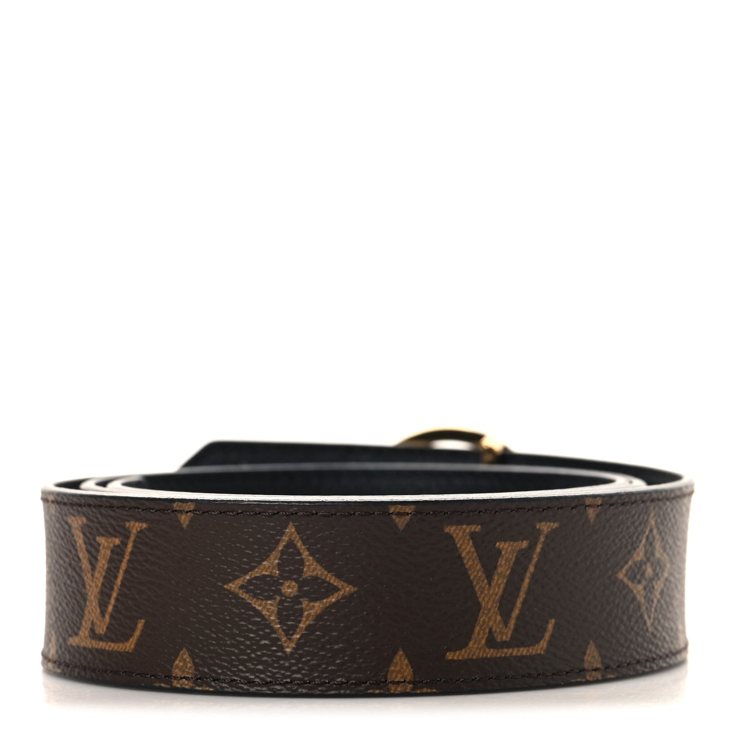 Monogram Epi 35mm LV Circle Reversible Belt 90 36 Black