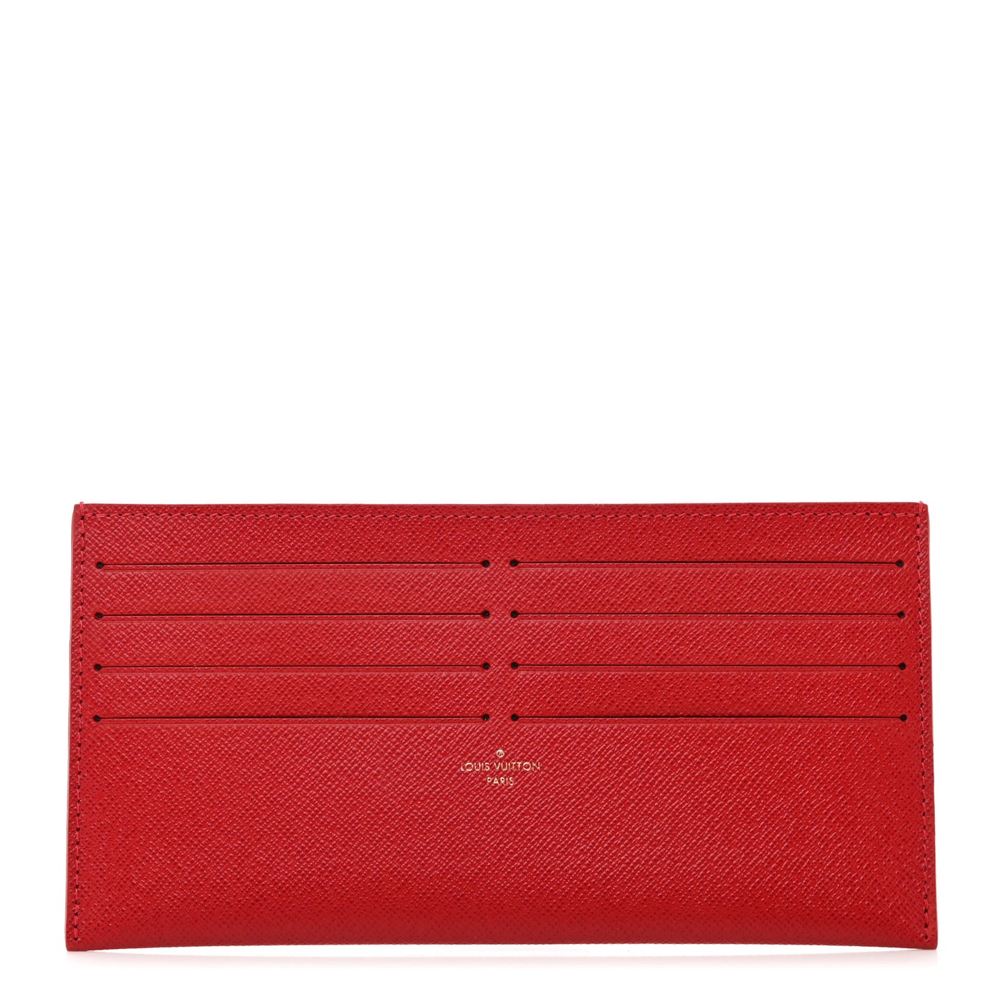 Calfskin Felicie Card Holder Insert Cherry