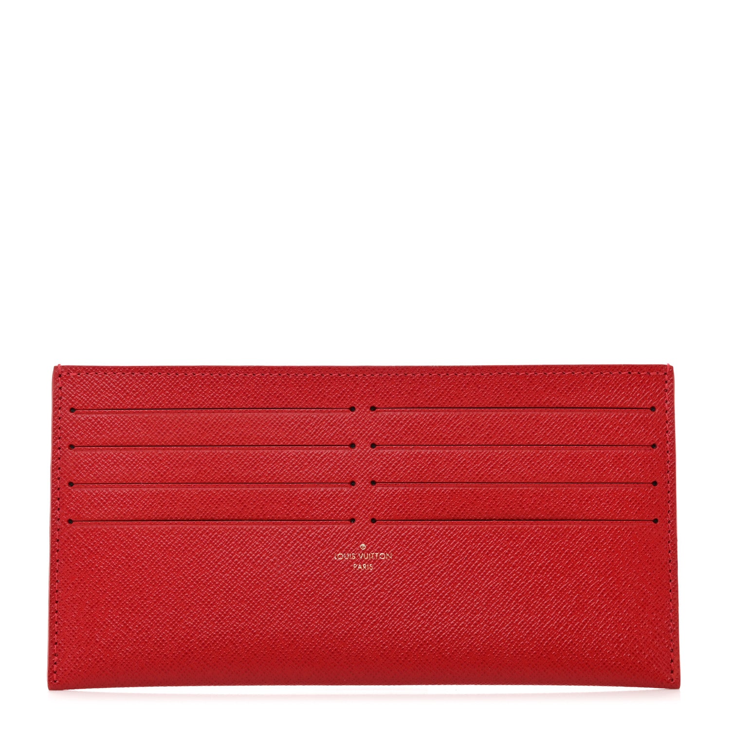 Louis Vuitton Calfskin Felicie Card Holder Insert Cherry 1 of 6