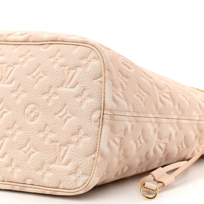 Louis Vuitton Empreinte Monogram Summer Stardust Neverfull MM Beige Clair 11 of 11