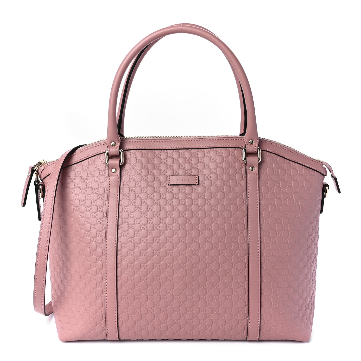 Gucci Soft Microguccissima Large Dome Satchel Soft Pink 1 of 11