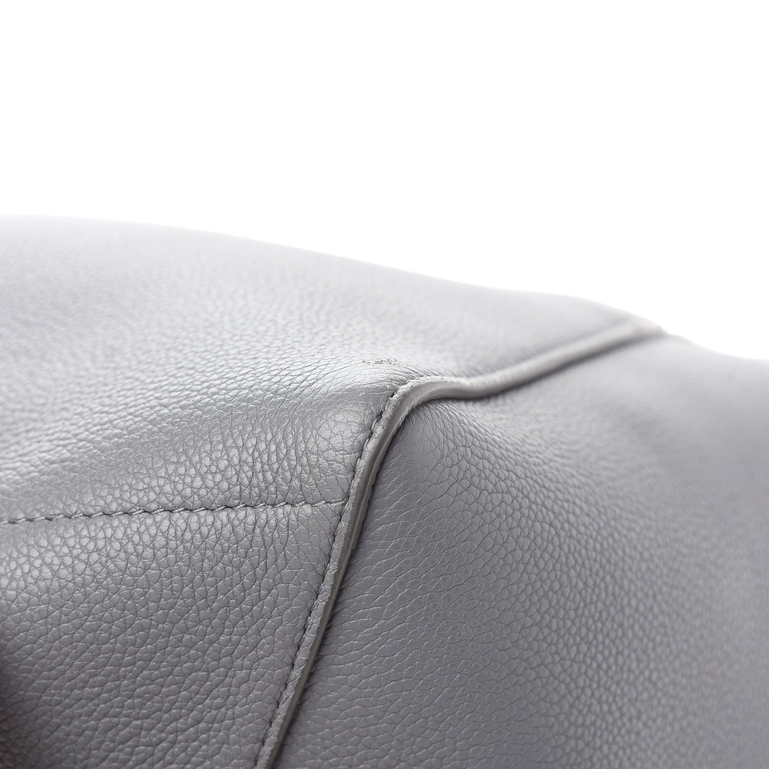 Celine Soft Grained Calfskin Sangle Bucket Bag Grey 11 of 11