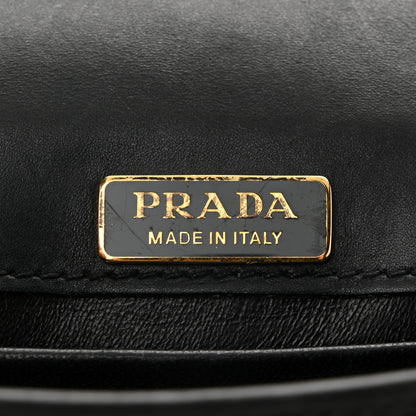 Prada City Calf Saffiano Cahier Crossbody Bag Green 6 of 9