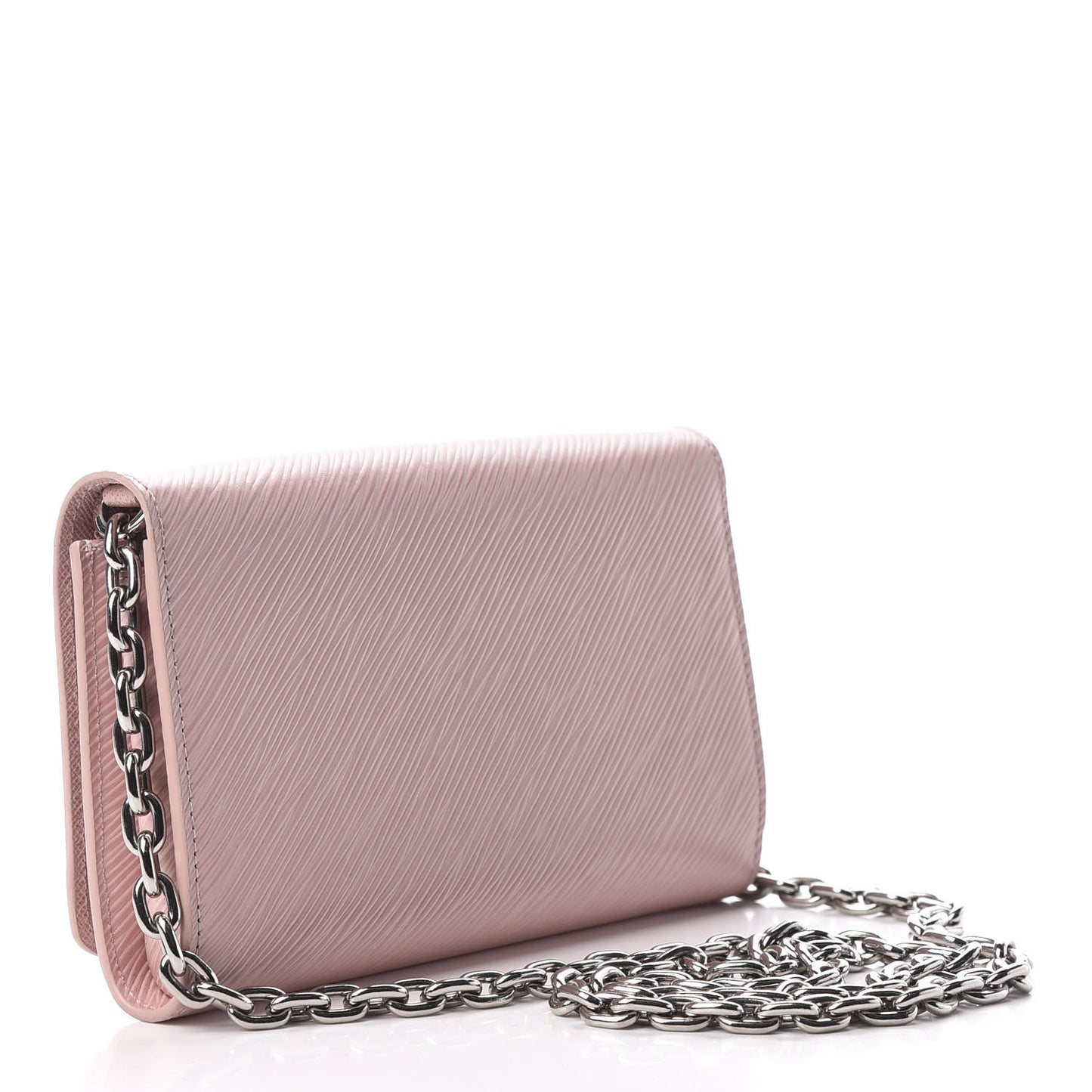 Epi Twist Chain Wallet Rose Ballerine