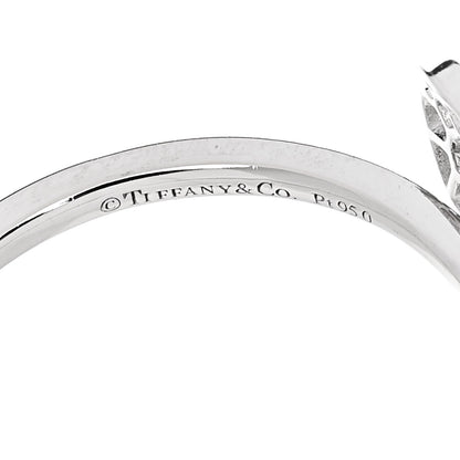 Tiffany Platinum Diamond Tanzanite Paper Flowers Ring 54 7 5 of 6
