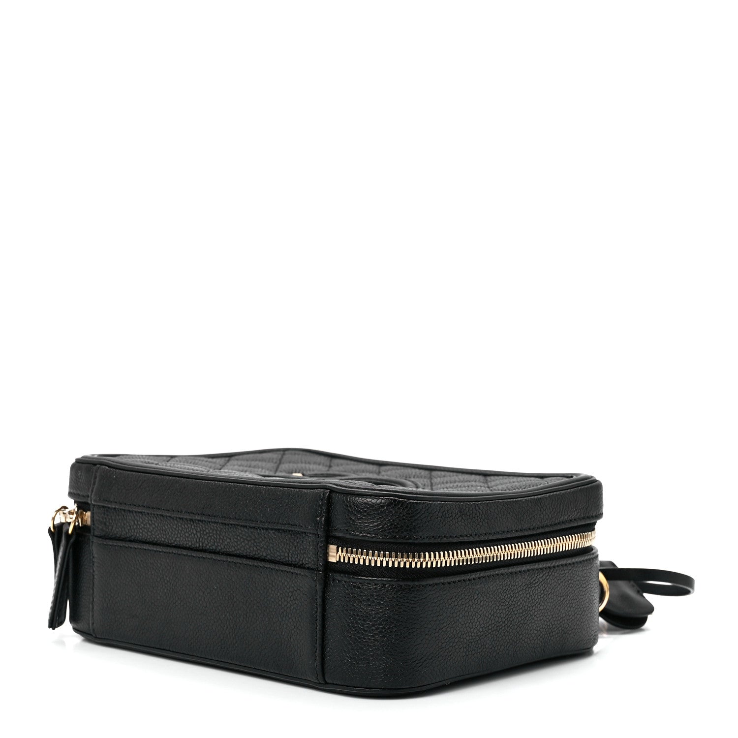 Chanel Caviar Quilted Medium CC Filigree Vanity Case Black 9 of 11