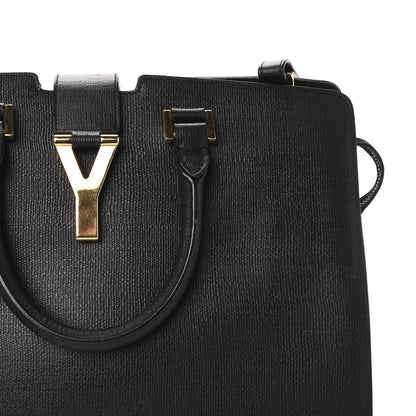 Saint Laurent Textured Calfskin Small Classic Y Cabas Black 14 of 16