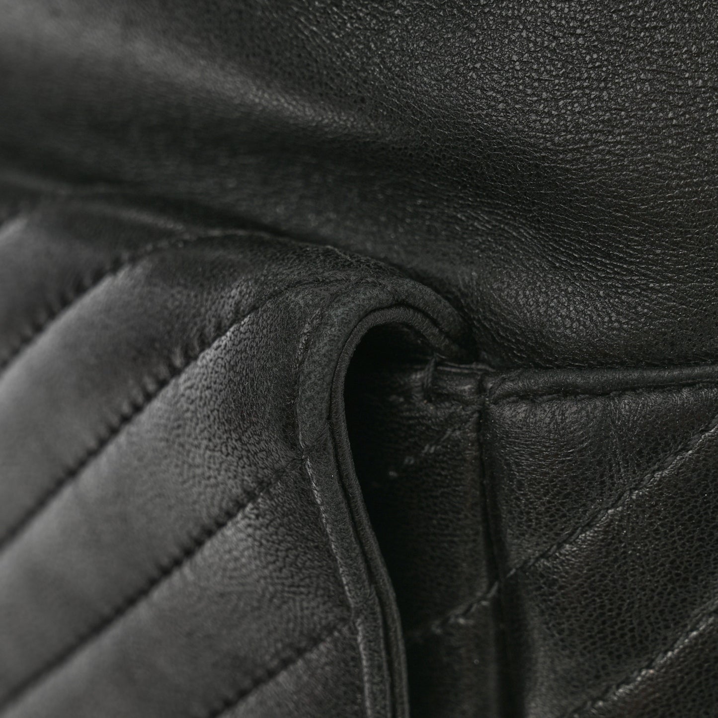 Lambskin Matelasse Monogram Joe Backpack Black