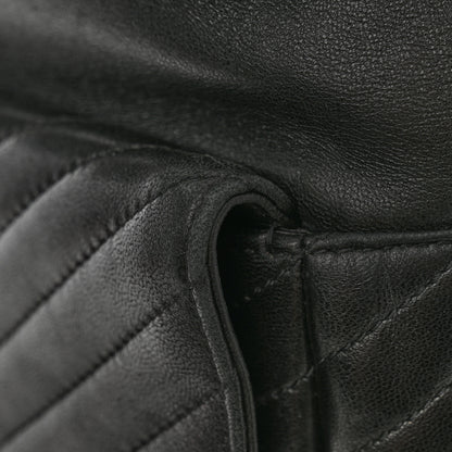 Saint Laurent Lambskin Matelasse Monogram Joe Backpack Black 11 of 12