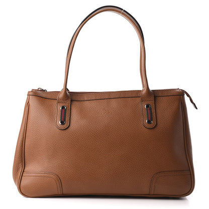 Gucci Calfskin Medium Princy Tote Cognac 1 of 10