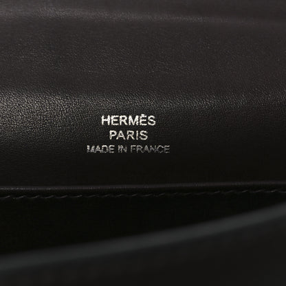 Hermes Tadelakt Kelly Pochette Clutch Chocolate 6 of 13