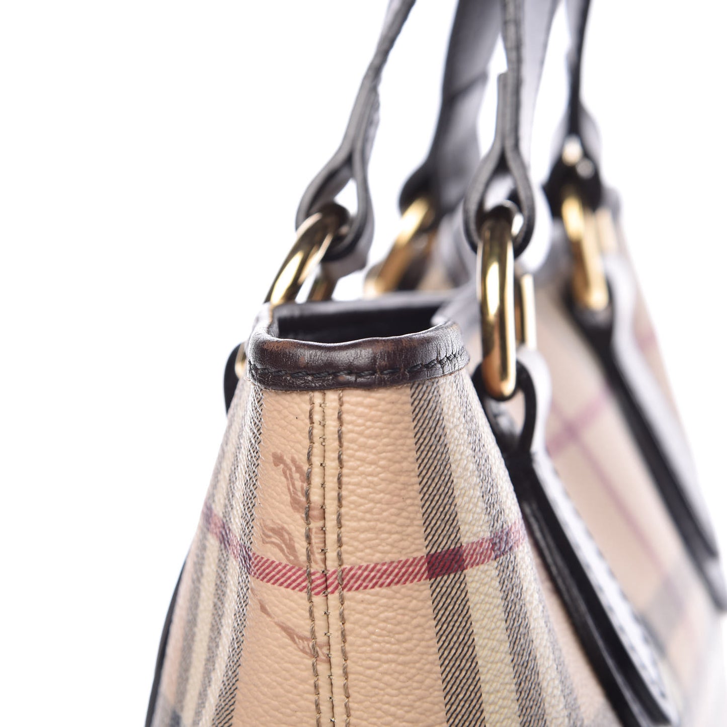 Haymarket Check Small Onslow Tote Chocolate
