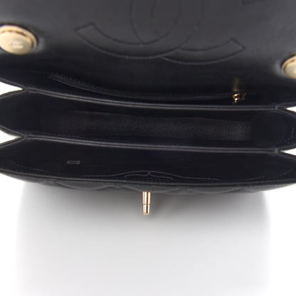 Chanel Lambskin Quilted Small Trendy CC Dual Handle Flap Bag Black 4 of 8