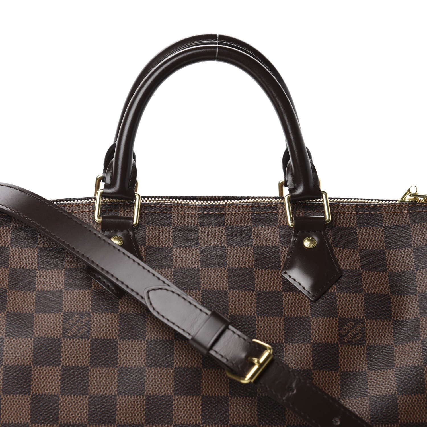 Louis Vuitton Damier Ebene Speedy Bandouliere 30 11 of 11