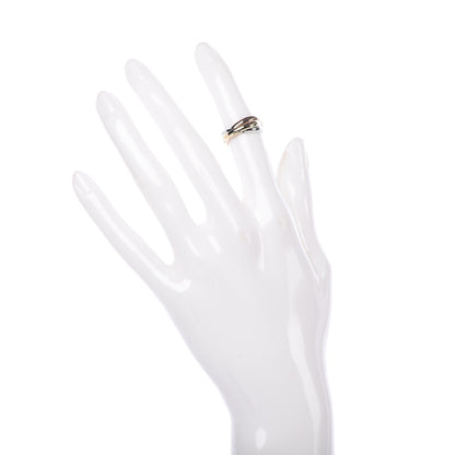 Cartier 18K Pink Yellow White Gold Small Trinity Ring 49 4.75 2 of 4