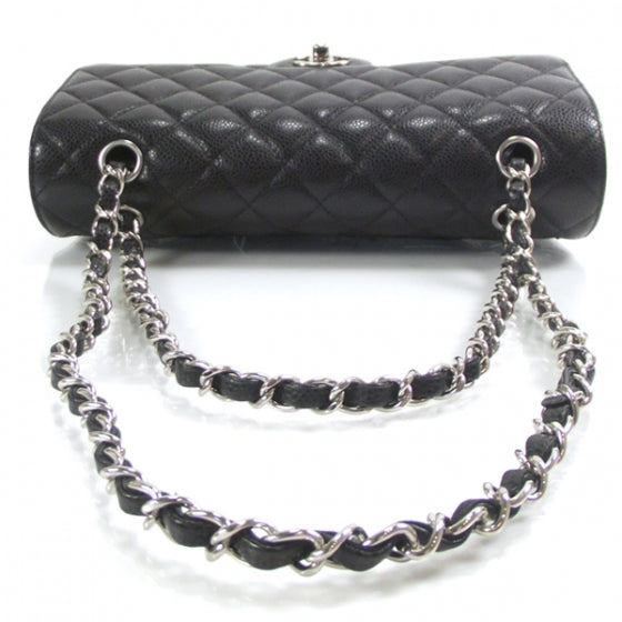 Chanel Caviar Quilted Medium Double Flap Black 5 of 13